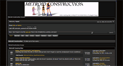 Desktop Screenshot of forum.metroidconstruction.com